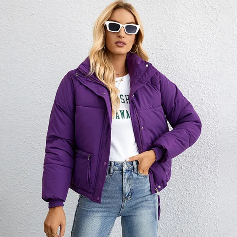 Women's Cotton Jacket™ Short Korean Collar Parkas jackets
