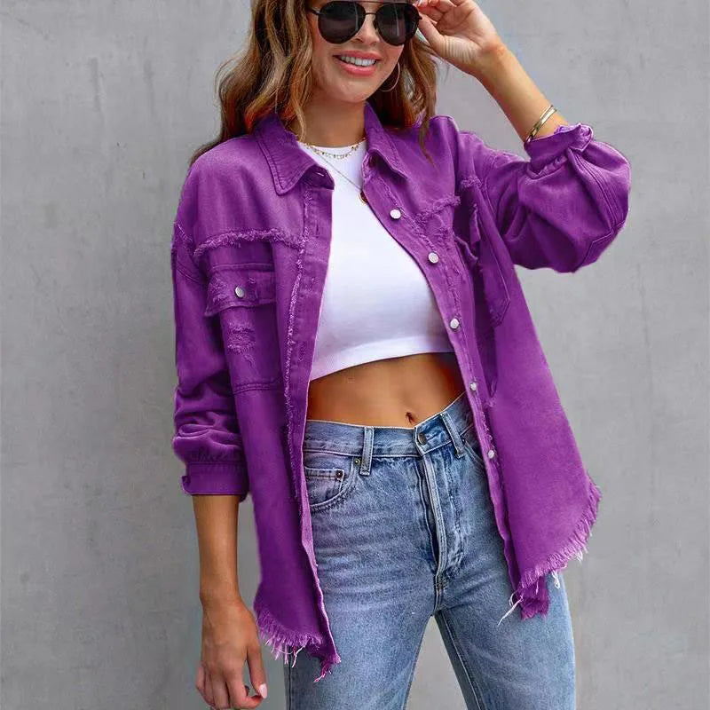 Women's Denim Shirts™ Vintage Oversized Loose Shirt