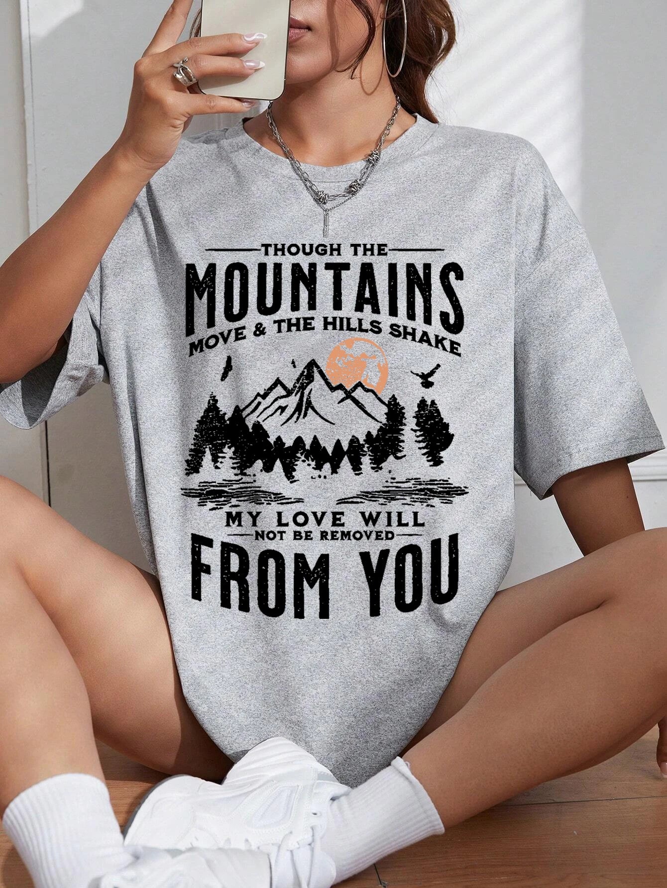 Women's Cotton Printed T-Shirts™  Short Sleeve Soft Tops