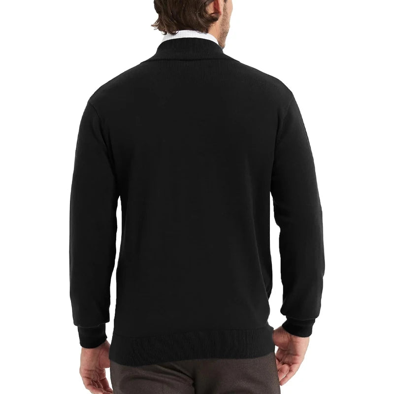 Men's Full Zip Up Sweater™ Stand Collar Lightweight Knitted Cardigan