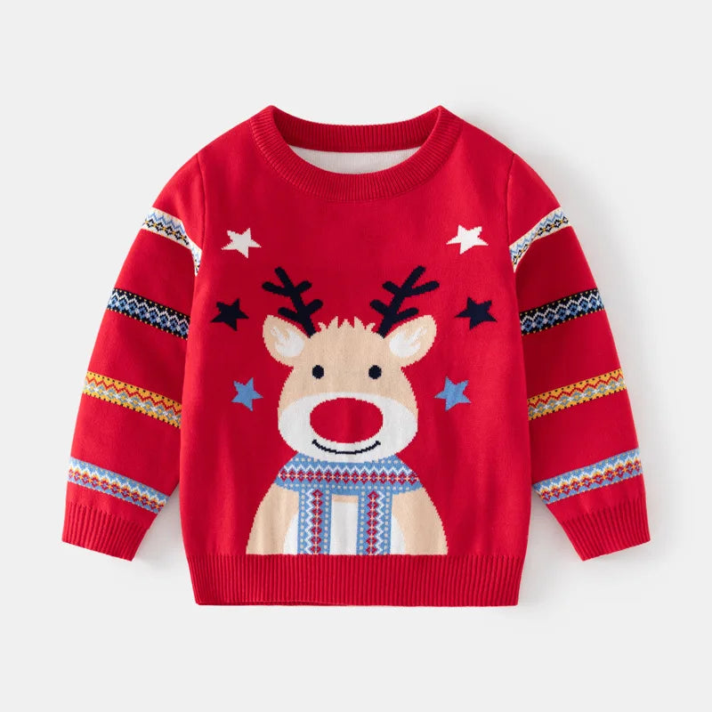 New Year Girl & Boy Sweater™ Long Sleeve Pullover Knitwear Children