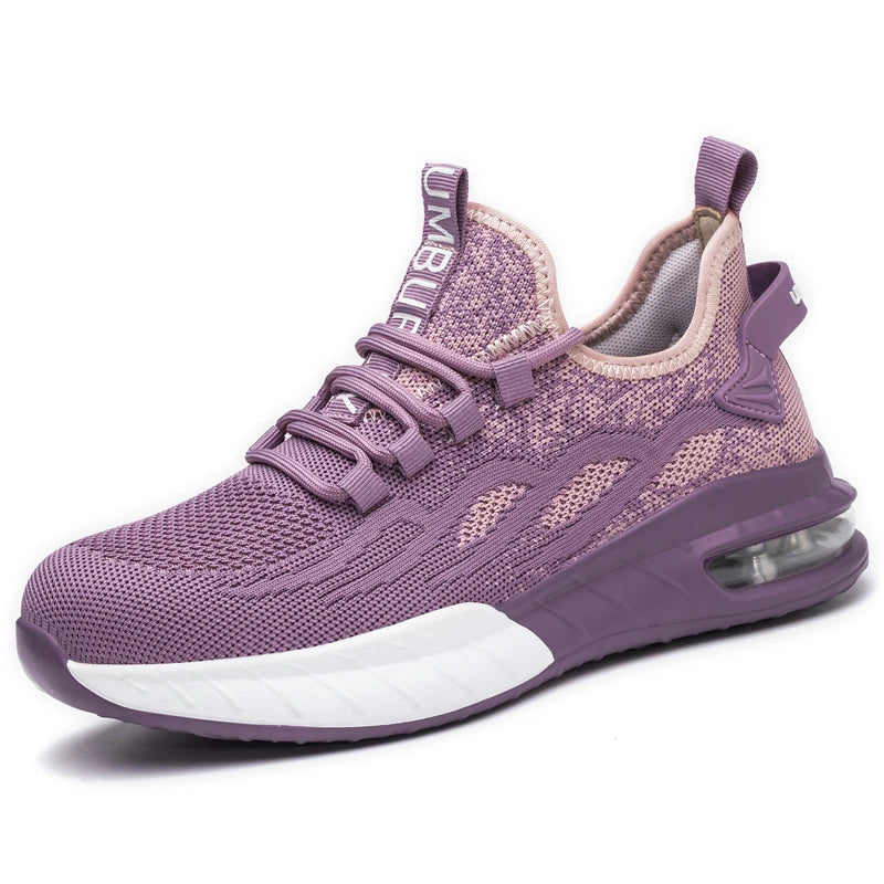 Women's Safety Shoes For Work™ Breathable Steel Toe Puncture Proof Sport Work Sneakers