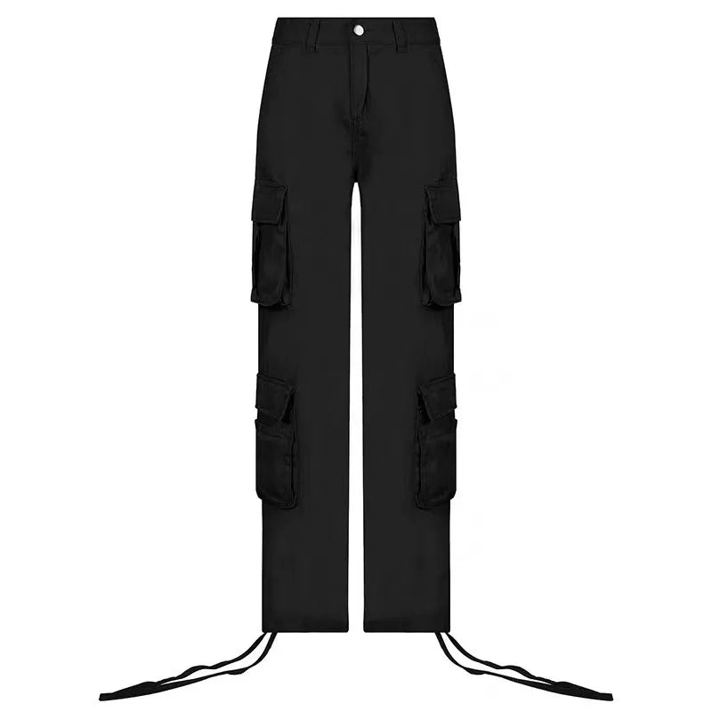 Women's Hip Hop Style Denim Pants™ Low Waist Casual Flap Pockets Pants