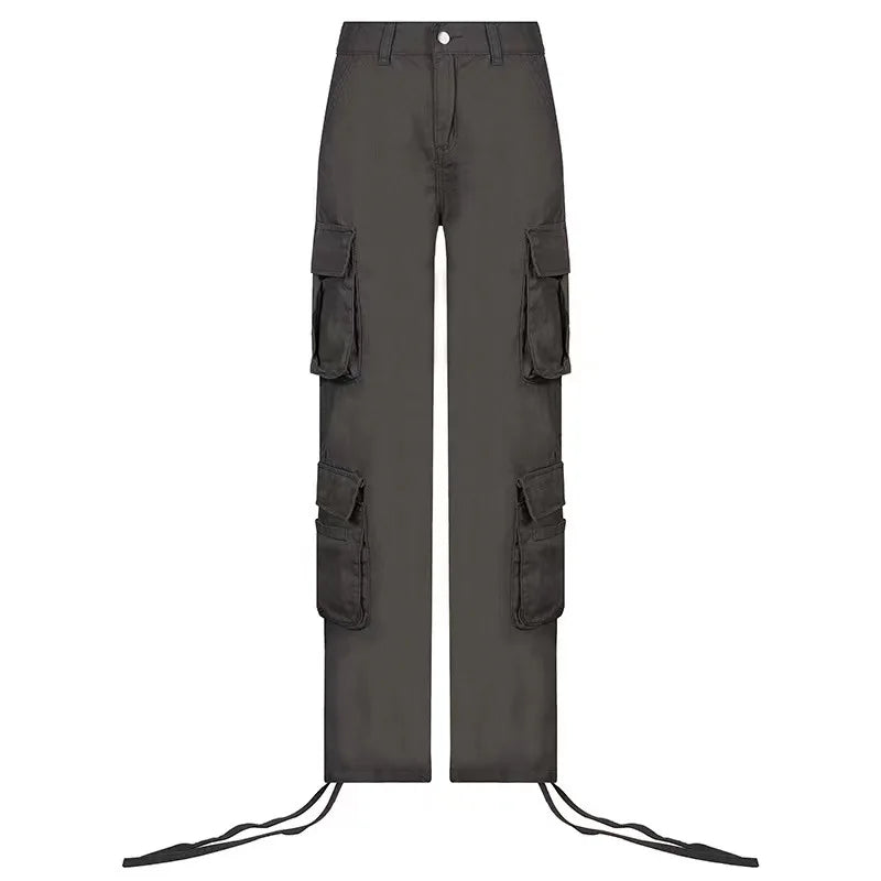 Women's Hip Hop Style Denim Pants™ Low Waist Casual Flap Pockets Pants