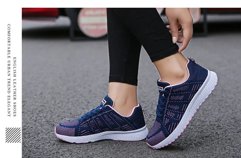 Women's Sneakers™ Breathable Walking Mesh Flat Shoes Sneakers