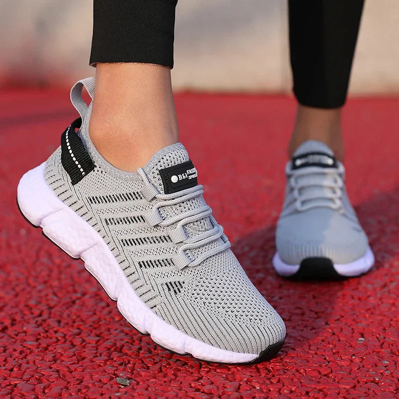 Women's Breathable Mesh Fabric Sneakers™ Lightweight Casual Versatile Flat Shoes