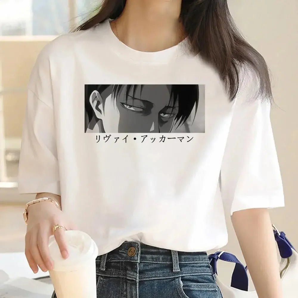Women's T-Shirt™ Japanese Anime Attack on Titan Graphic Print Harajuku Short Sleeve Plus Size T Shirt