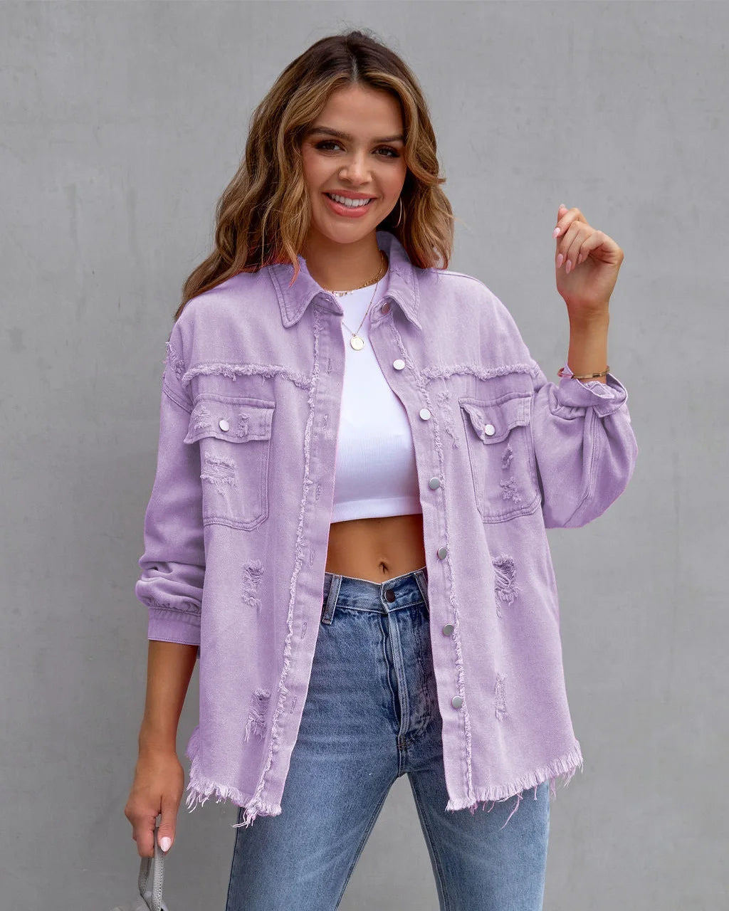 Women's Denim Shirts™ Vintage Oversized Loose Shirt