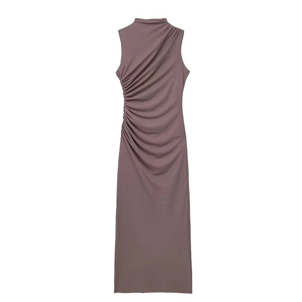 Women Dress™ Spring And Summer Fashionable Pleated Decorative Dress
