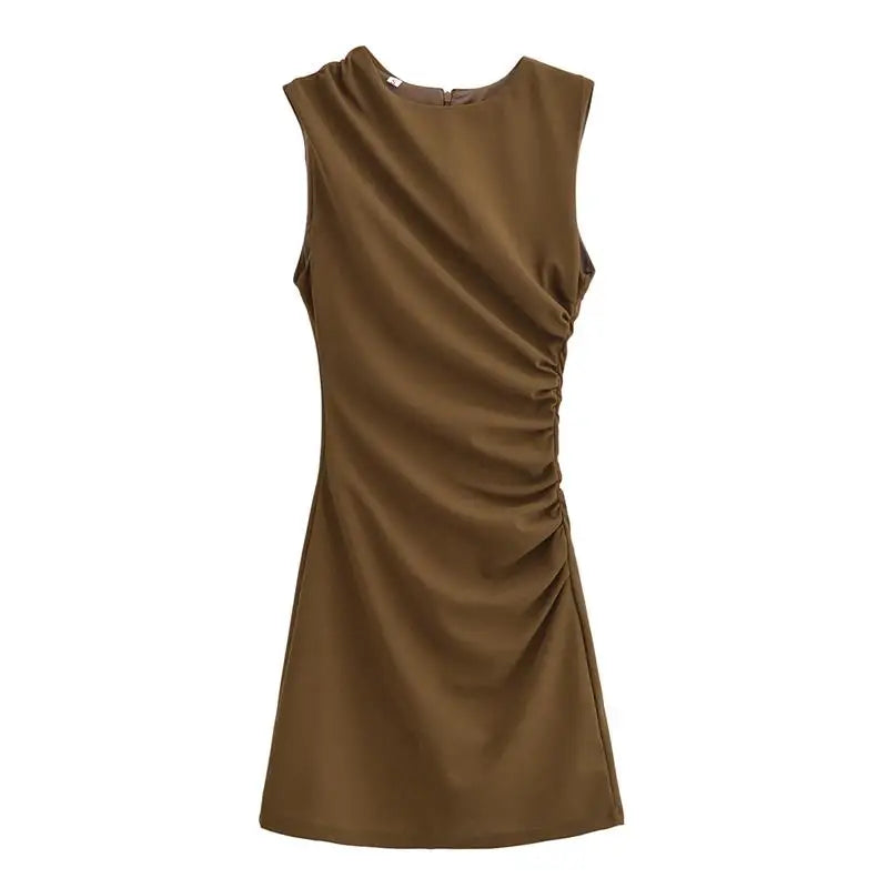 Women Dresses™ Fashion Tight Ruched Mini Dress