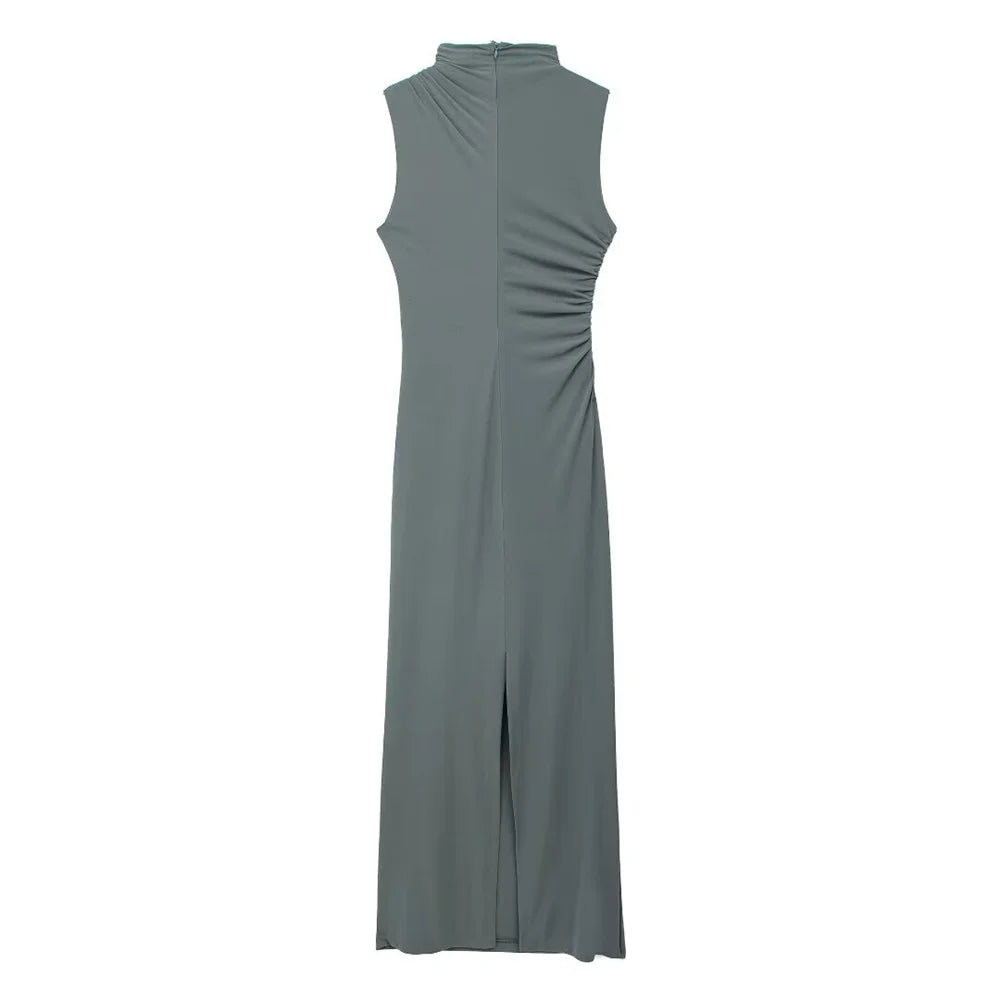 Women Dress™ Spring And Summer Fashionable Pleated Decorative Dress