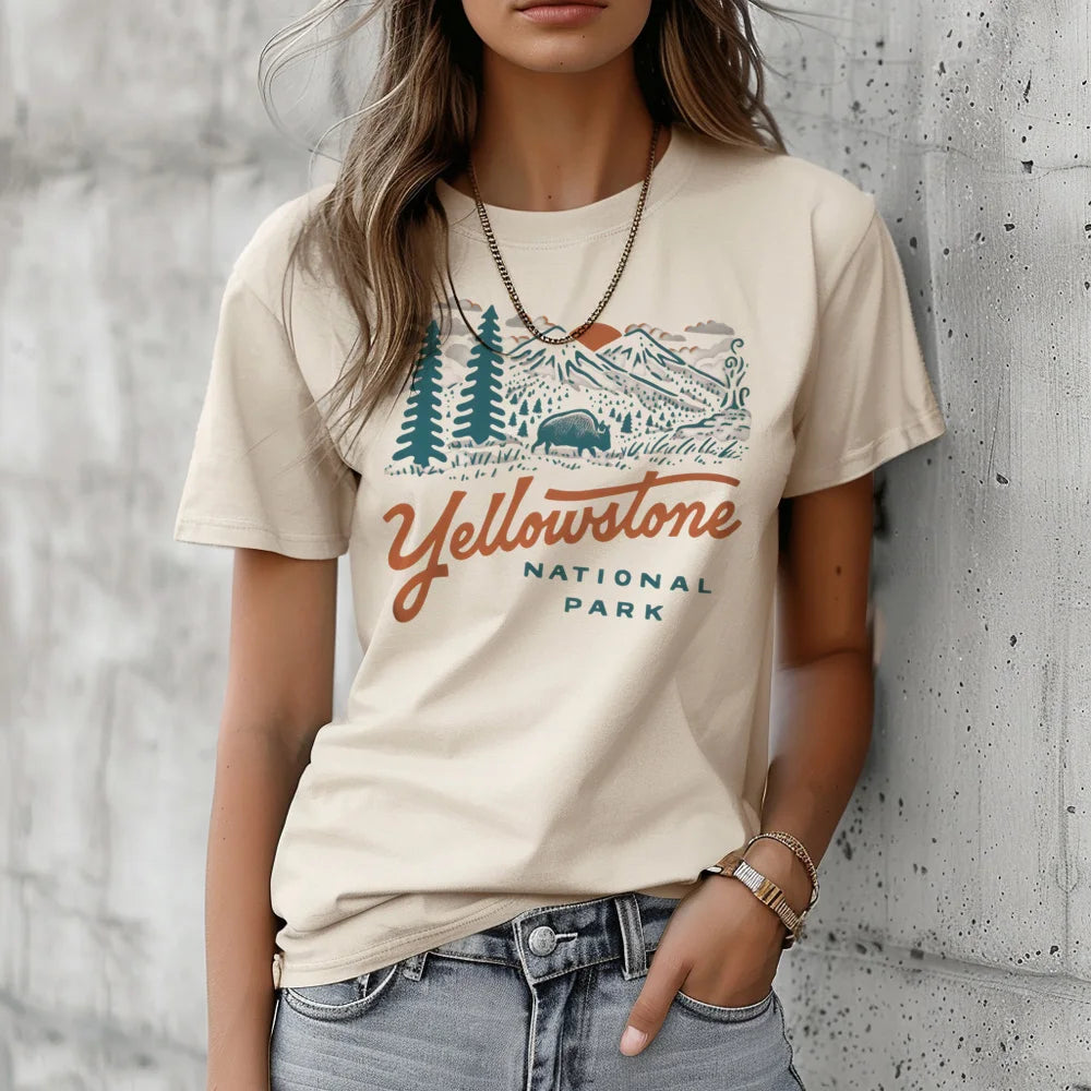 Women's Yellowstone Letter Printed t-shirts