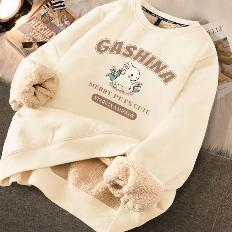 Women's Casual Loose Sweatshirts™ Lambs Wool Fleece