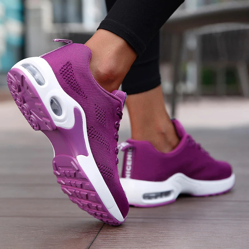 Women's Sneakers™ Breathable Walking Mesh Flat Shoes Platform Sneakers