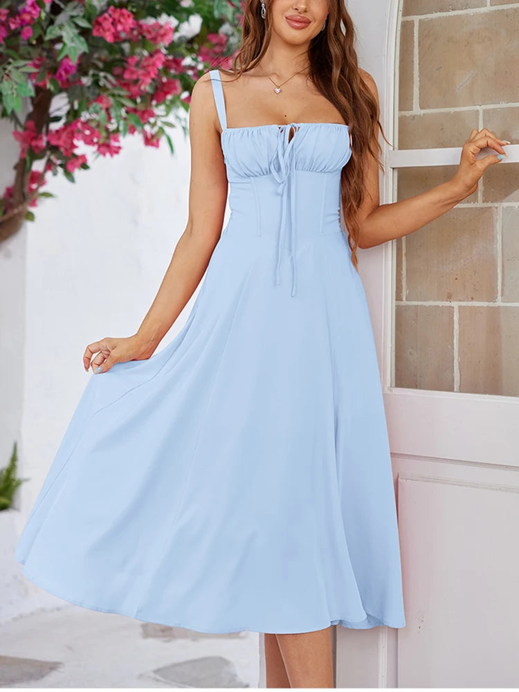 Women's Sleeveless Long Dress™ Padded Boned Robe Elegant Party Dresses