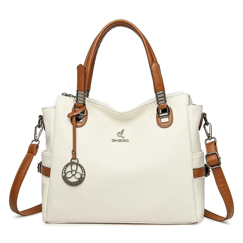 Women's Leather Luxury Handbags™ Ladies Shoulder Crossbody Sac & Messenger Tote Handbag