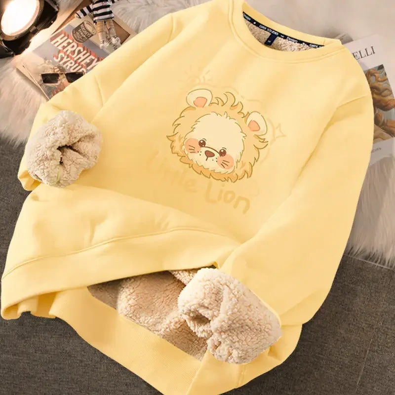 Women's Casual Loose Sweatshirts™ Lambs Wool Fleece