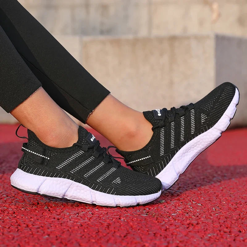 Women's Breathable Mesh Fabric Sneakers™ Lightweight Casual Versatile Flat Shoes