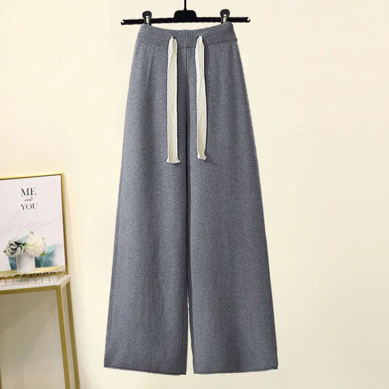 Women's Suits™ Autumn Winter New Western Style Knitted Sweater Loose and Slimming Casual Pants