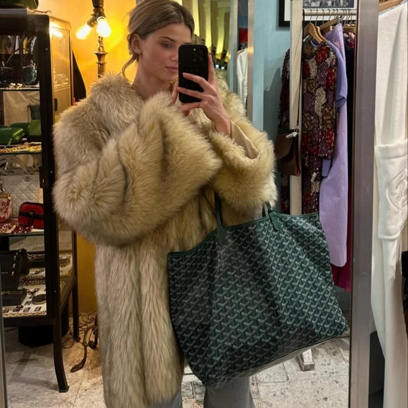 Women's Faux Fur Coat™ Vintage Fluffy Loose Faux Coat
