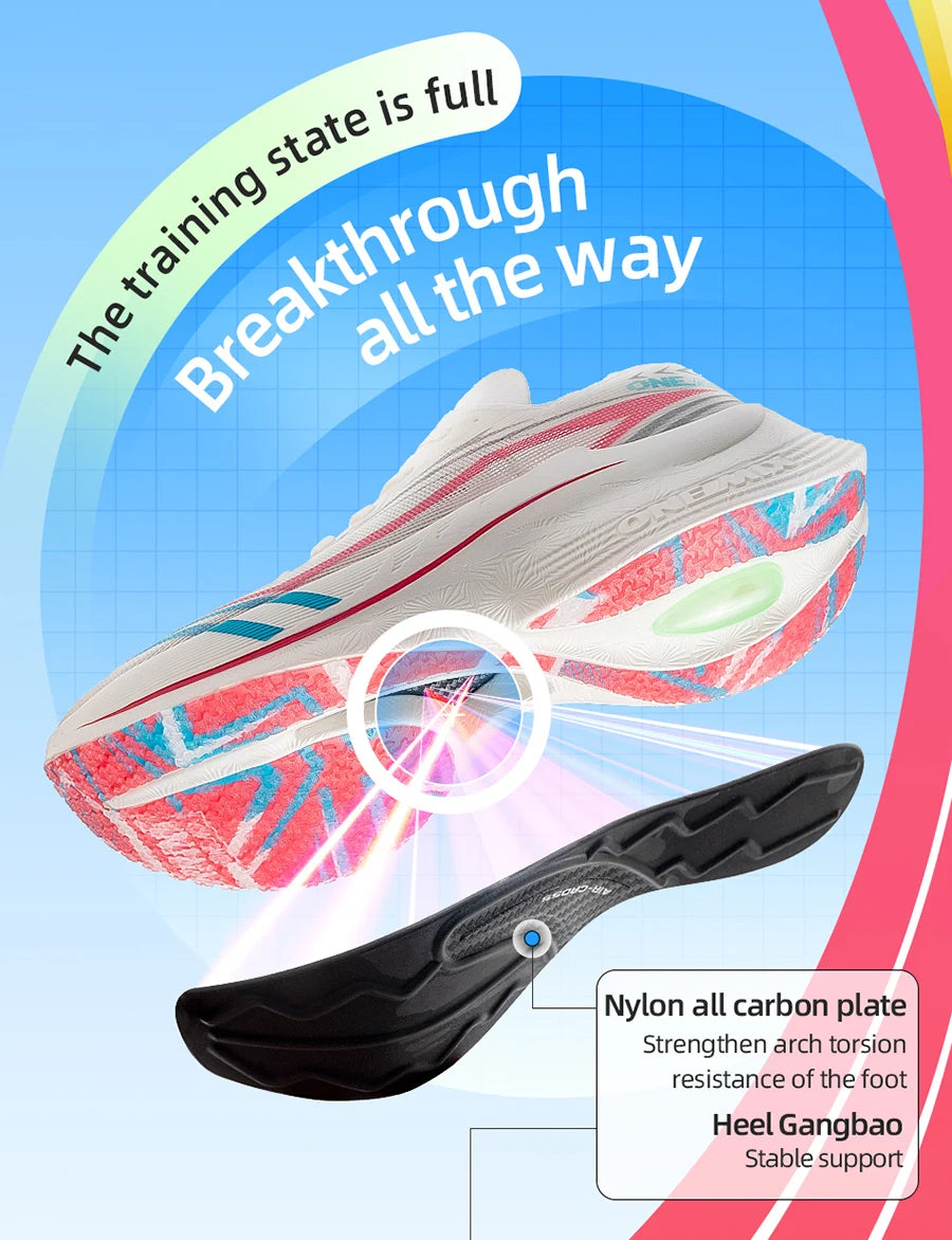 ONEMIX New Carbon Plate Sneakers™ Men And Women Shock-absorbing Ultralight Bounce Sneakers