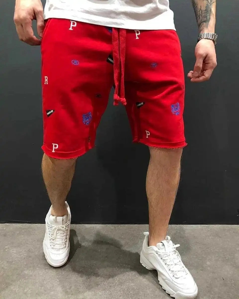 Men Embroidery Short Pants™ Street Trend Short Pants