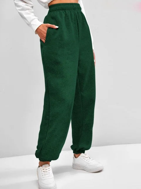 Women's Comfortable High Waist Sweatpants™ Stretchy and Soft Elastic Waistband Pants