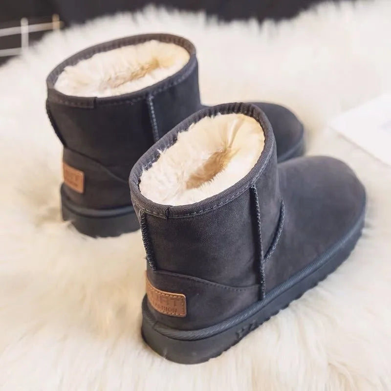 Women's Winter Cotton Boots™ Thickened Warm Flat Short Boots
