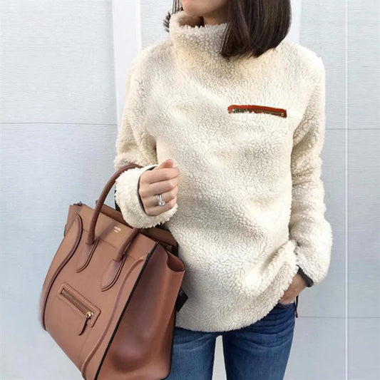 Women's Turtleneck Pullover™ Super Soft and Comfortable Solid Color Sweater