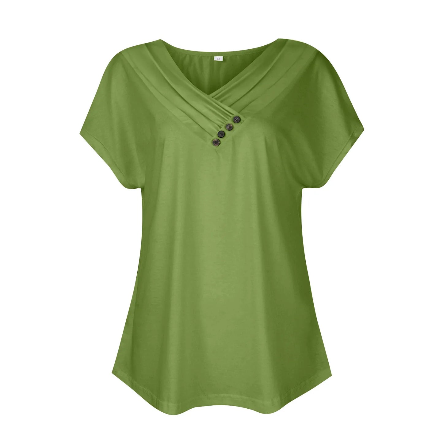 Women's Oversized T-Shirt™ Solid Color V Neck Short Sleeve Basic Tops