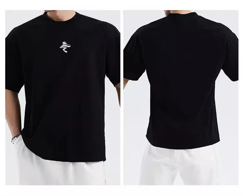 Men's Loose Oversized T-shirt™ Short Sleeves Training Mesh T-shirt