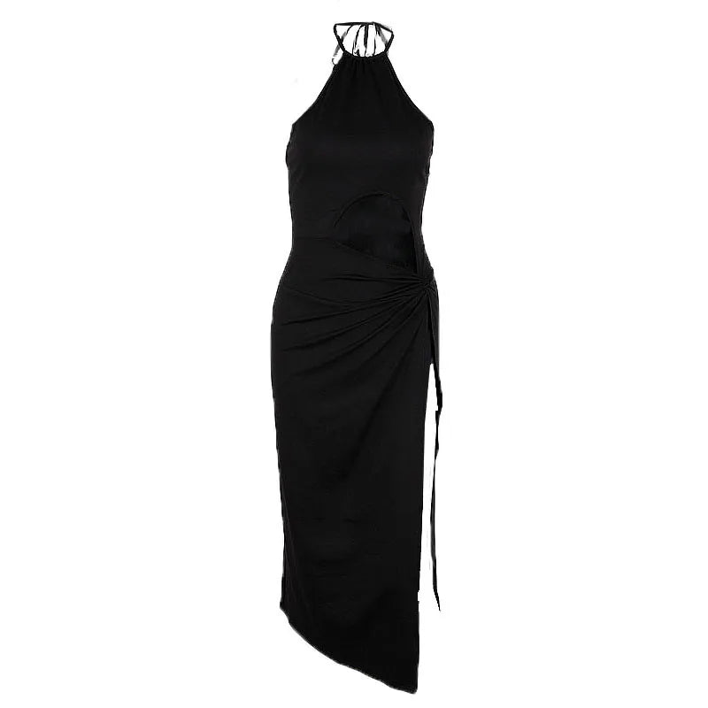 Women's WhereMery Summer Backless Lace Up Long Dress™ Elegant Waist Hollow Out High Split Dresses