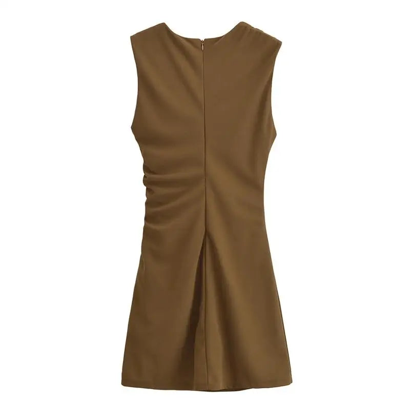 Women Dresses™ Fashion Tight Ruched Mini Dress