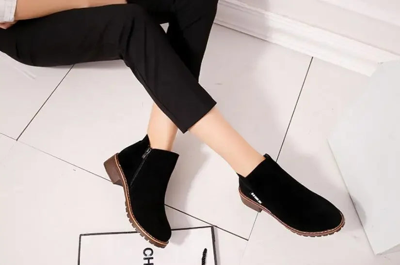 Women's Shoes™ Chelsea Type Leather Shoes