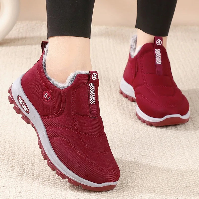 Women's Fleece Lined Snow Boots™ Winter Warm Waterproof Slip on Ankle Boots
