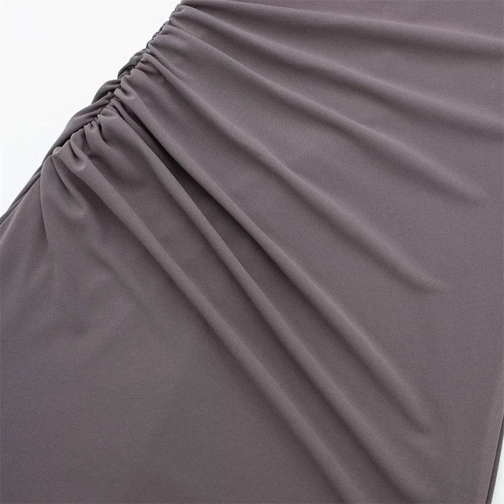 Women Dress™ Spring And Summer Fashionable Pleated Decorative Dress