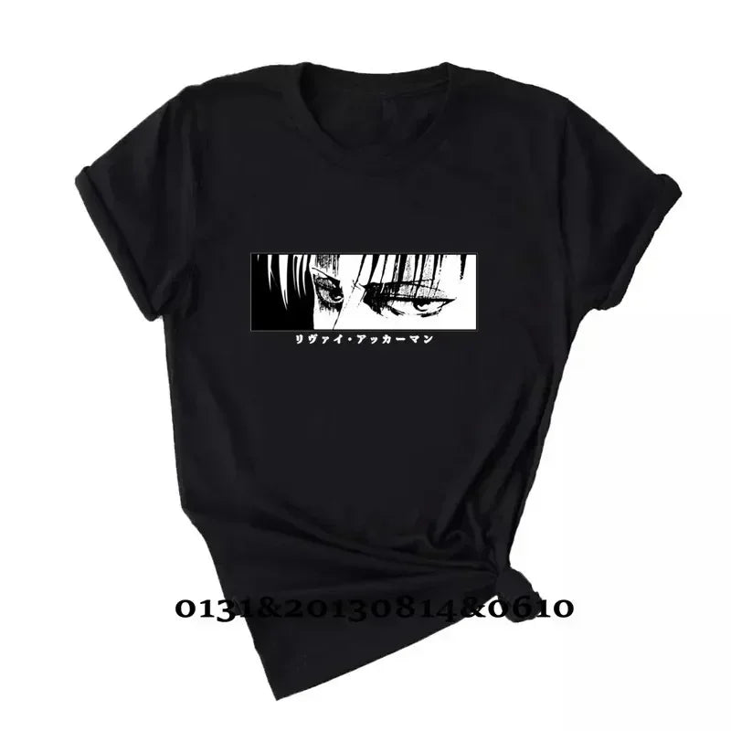 Women's T shirt™ Anime Attack on Titan Printed Cartoon Levi Ackerman Harajuku Tops