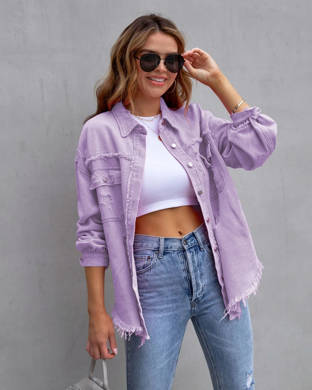 Women's Denim Shirts™ Vintage Oversized Loose Shirt