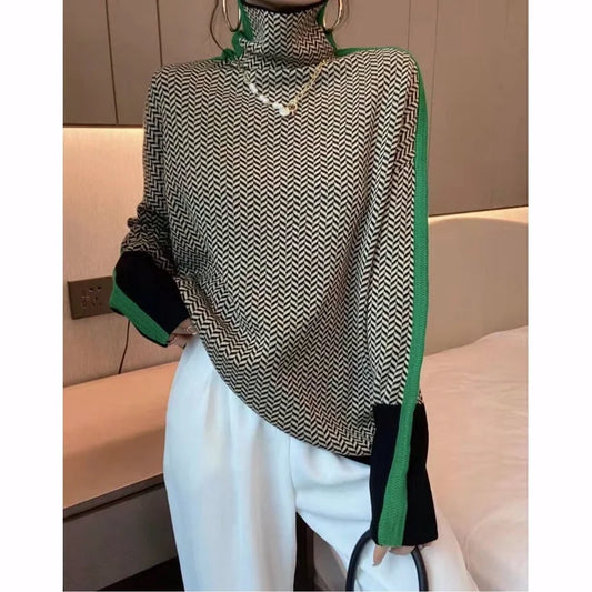 Women's Sweater™ Colored Wool Bottoming  Sweater