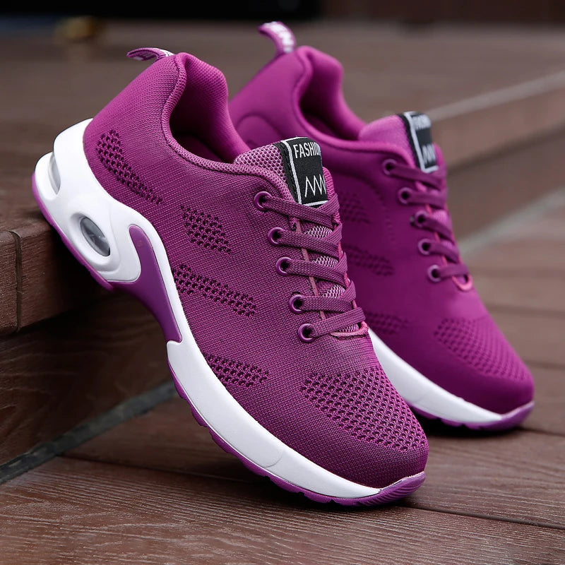Women's Sneakers™ Breathable Walking Mesh Flat Shoes Platform Sneakers