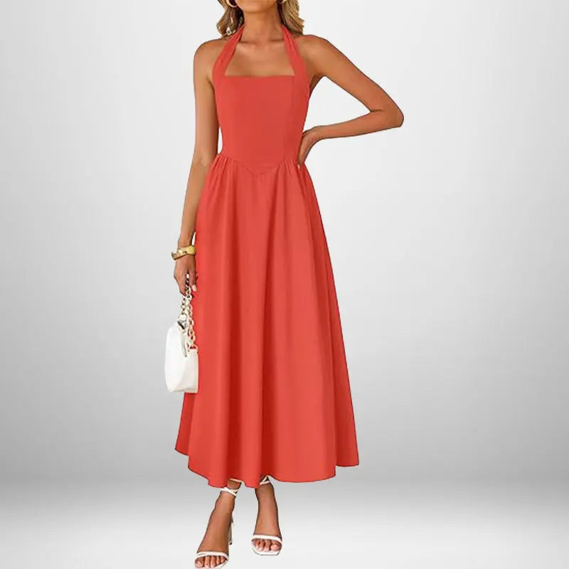 Women's Long Dress™ Square Collar Sleeveless Backless Dress