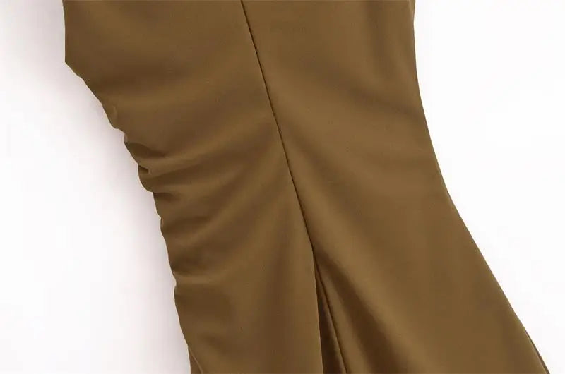 Women Dresses™ Fashion Tight Ruched Mini Dress