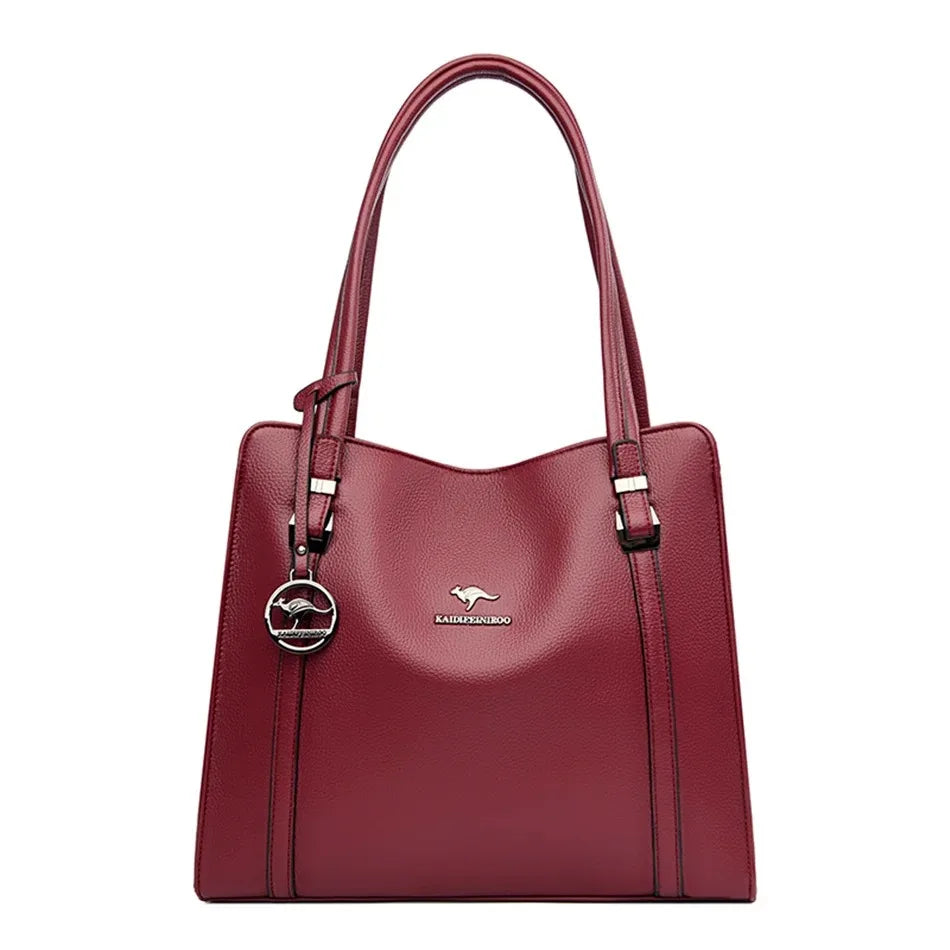 Women's Leather Luxury Handbags™ Ladies Shoulder Crossbody Sac & Messenger Tote Handbag