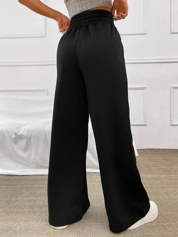 Women's straight tube loose pants™ wide leg pants casual pants