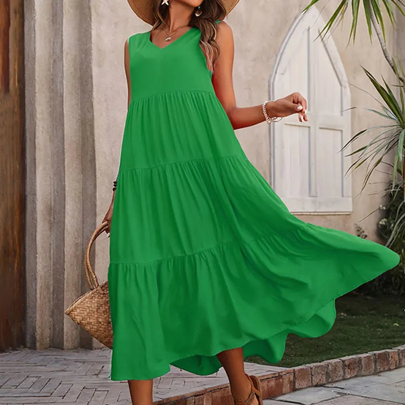 Women's Summer Dress™ Casual Long Dresses V-neck Loose Elegant Dress
