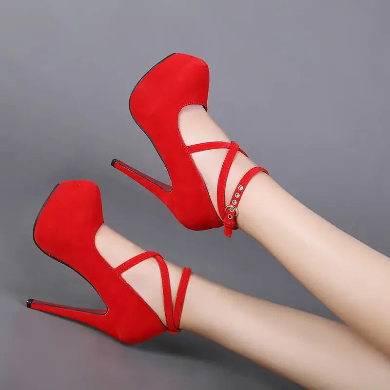 Women's High Heels Sandals™ Summer Classic Ankle Strappy Pumps Platform Heels