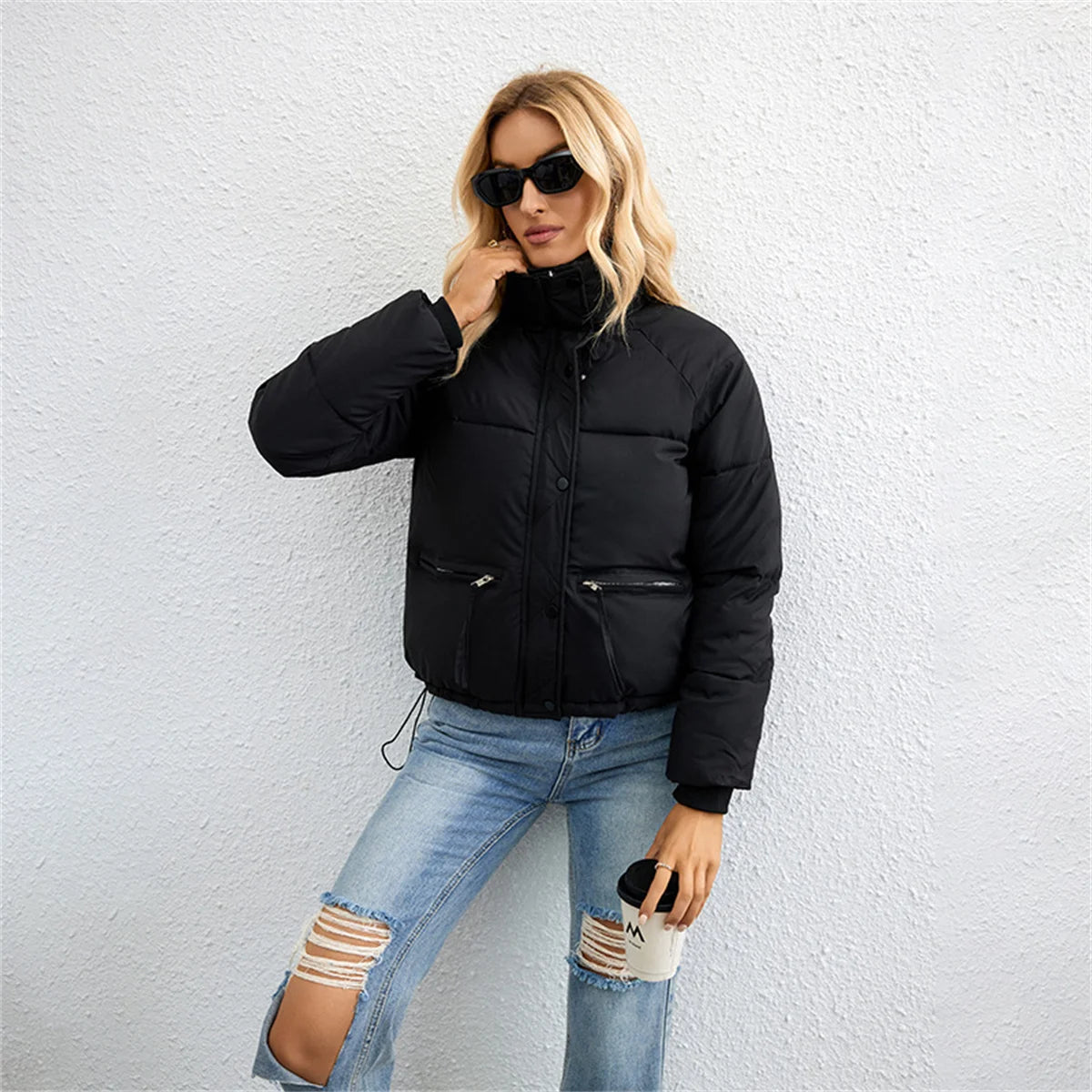 Women's Cotton Jacket™ Short Korean Collar Parkas jackets