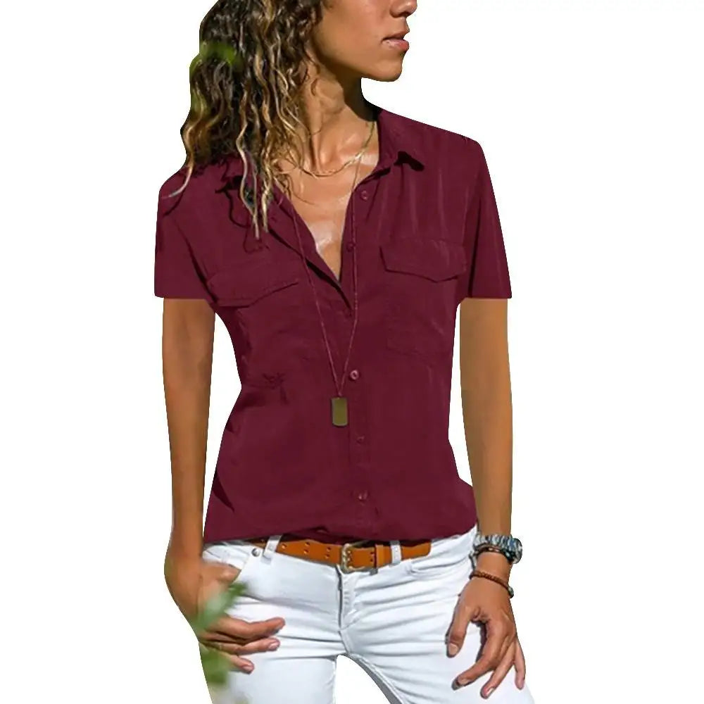 Women's Basics Summer Tops™ Casual Solid Y2K Crop T-shirt