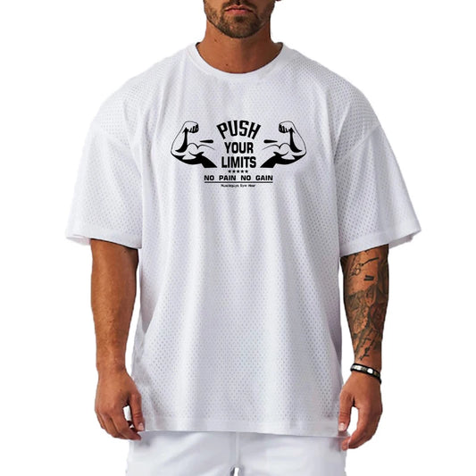 MEN'S Oversized Loose T-shirt™ Short-Sleeved Sportswear Gym T-Shirts