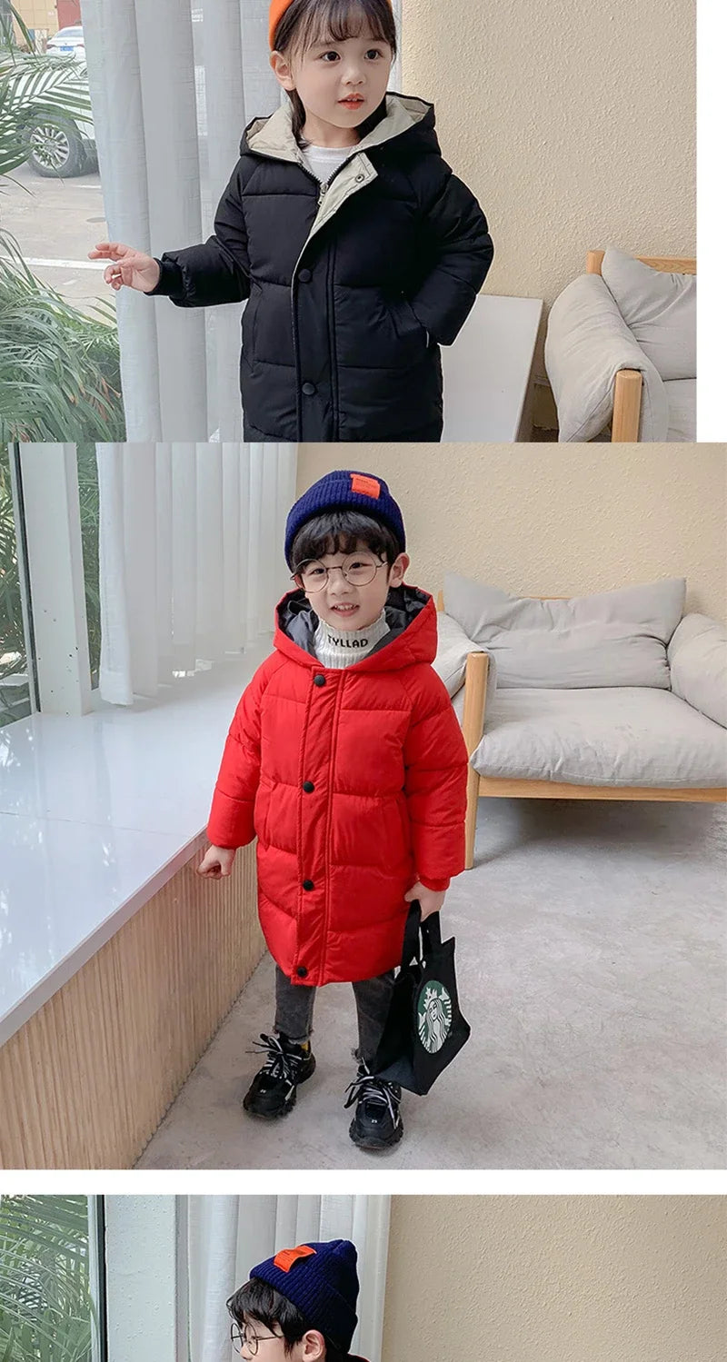 Kids Winter Jackets™ Boys & Girls Hooded Jacket